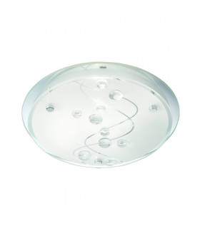 Plafoniera 32 cm, in vetro