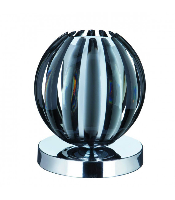 Lampada da tavolo Touch Lamps, in cromo, acrilico fumé e vetro smerigliato