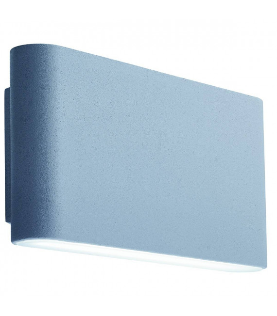 LED Außenwandleuchte aus Aluminium und Polycarbonat