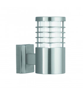 Außenleuchten Wandleuchte aus Edelstahl und Polycarbonat