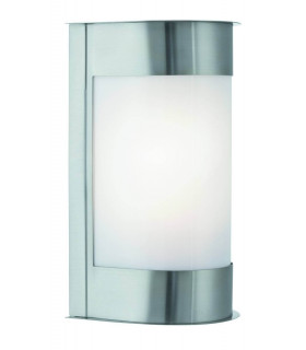 Wandleuchte 13 cm Außenleuchten aus Edelstahl und Polycarbonat