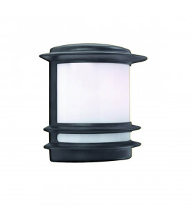 Lampada da parete Stroud, in fusione di alluminio e policarbonato