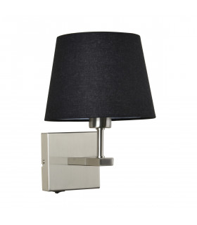 Lampada da comodino rotonda nera Norte