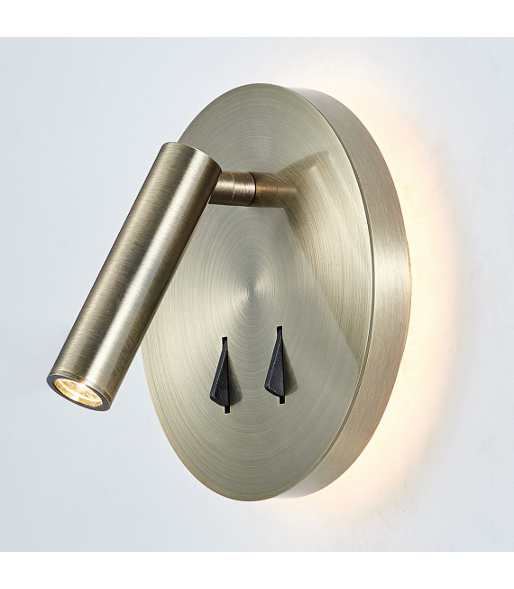 Applique da comodino moderna Nelly Bronzo antico