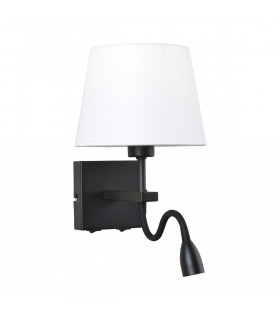 Lámpara de noche Norte Modern negro mate