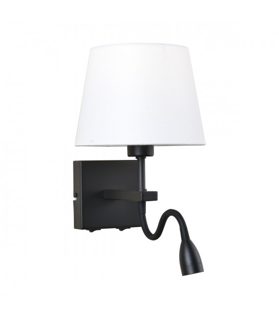 Lámpara de noche Norte Modern negro mate