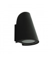 Modern garden wall light Alba Black Black