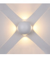 Modern white Carsoli garden wall lamp