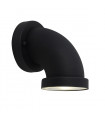 Modern garden wall lamp Valdez Black Black