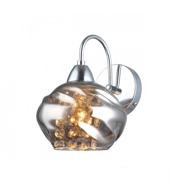 Aplique de cristal cromado Ritmo