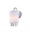 Applique murale en cristal Lana WH blanc