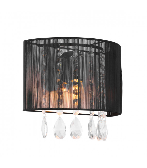 Applique murale en cristal Essence Noir