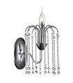 Applique murale en cristal Quin Chrome