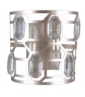 Momento Applique in cristallo argento champagne