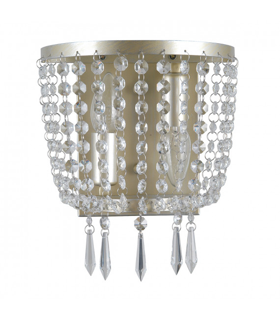 Cortina crystal wall light