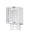 Applique murale en cristal Anabella argent