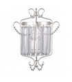 Rinaldo Champagne Crystal Wall Light Silver