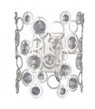 Nardo Champagne crystal wall light silver