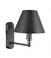 Banito Industrial and Retro Wall Light Charcoal gray