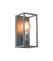Industrial and retro wall light Sigalo Sandy gray