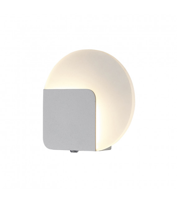 Modern wall light Lorelei Sandblasted white in metal