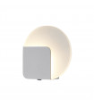 Modern wall light Lorelei Sandblasted white in metal