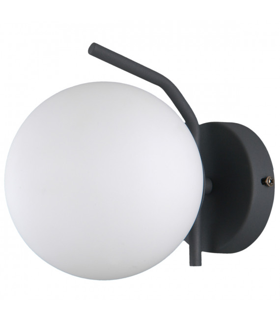 Moderne Wandleuchte Carimi Satin schwarz
