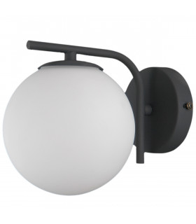 Modern wall light Raddi Black