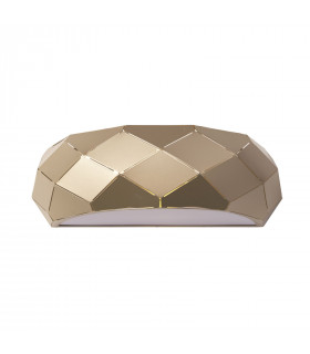 Moderne Harley Champagne Gold Wandleuchte