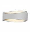 Applique murale moderne Kaia Blanc sable en alu