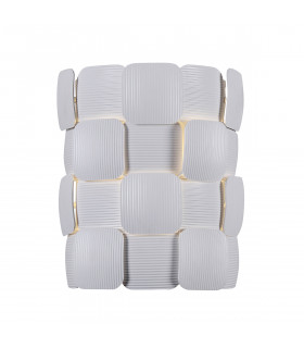 Applique murale moderne Elisa blanc