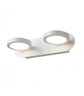 Lámpara de pared moderna Kendra Sand blanco