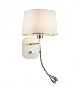 Modern white Romeo wall light