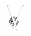 Applique murale moderne Lucio Chrome