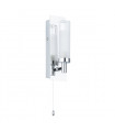 Applique murale pour salle de bains moderne Santos Chrome