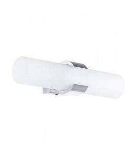 Rosetta Chrome Steel Modern Bathroom Wall Sconce