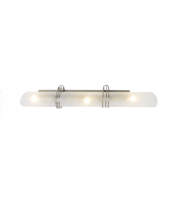 Caro Satin 3-Light Modern Bathroom Wall Sconce