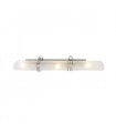 Caro Satin 3-Light Modern Bathroom Wall Sconce