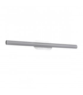 Applique da bagno moderna Carter Argento spazzolato