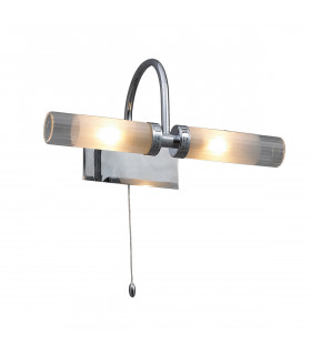 Aplique de baño moderno cromado Santos