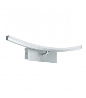 Kseno, aplique para baño moderno plateado