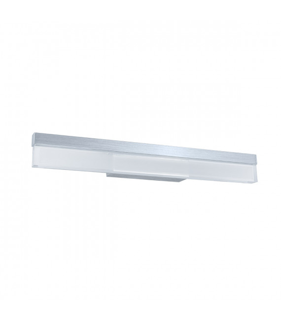 Aplique de baño moderno plateado egon