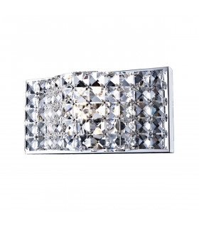 Applique murale pour salle de bains Scarve Chrome