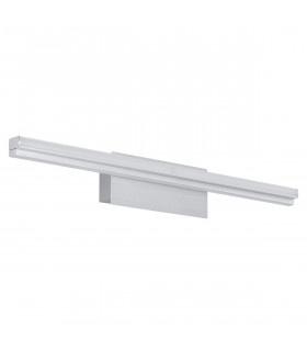 Applique murale pour salle de bains moderne Bruno argent