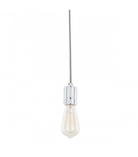 Douille suspendue moderne Casa Chrome