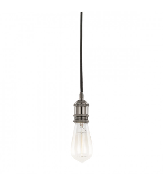 Douille suspendue moderne Classo Noir en alu