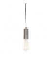Moderna Black 1-Light Modern Pendant Socket