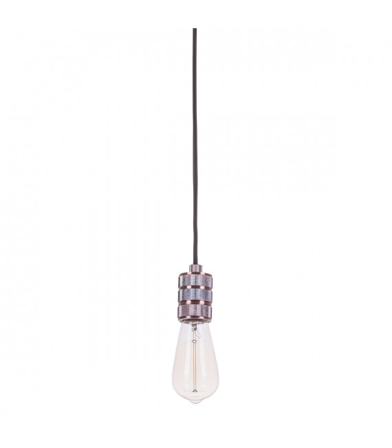 Portalámparas colgante moderno Millenia Red cobre