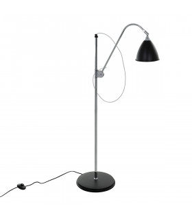Lampada da terra classica Evato Nera