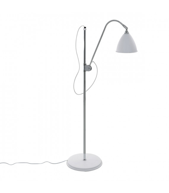 Klassische Stehlampe Evato weiß